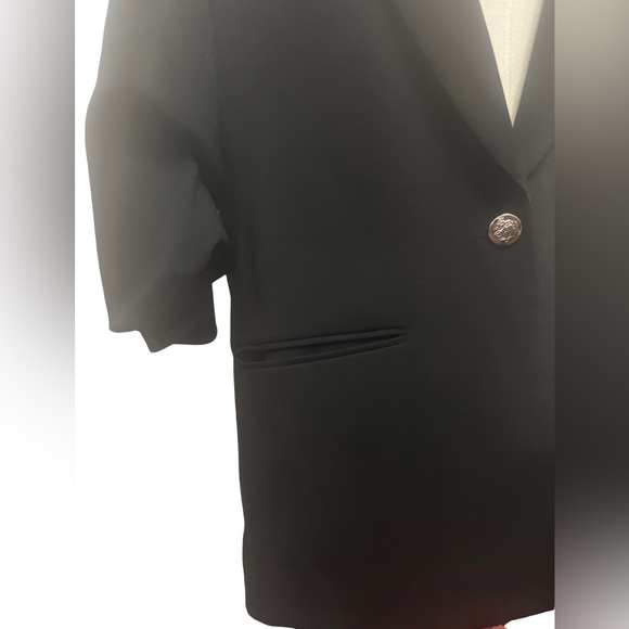 H&M gathered sleeve single button blazer - Picture 3 of 3